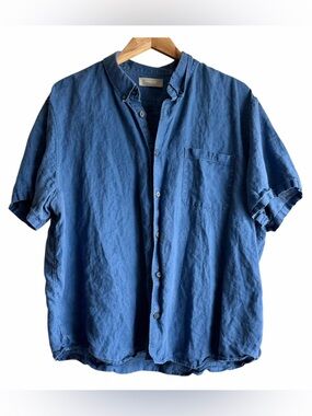 Everlane Linen Classic Short Sleeve Shirt